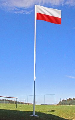 Maszt flagowy + komplet flag sygnalizacyjnych
