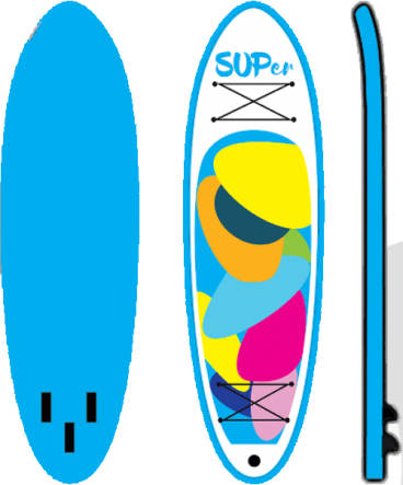 Deska pompowana SUP - SUPer 10'6