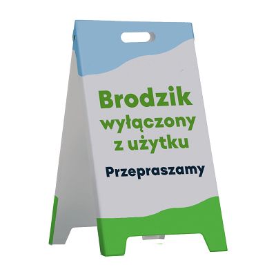 Potykacz składany - brodzik