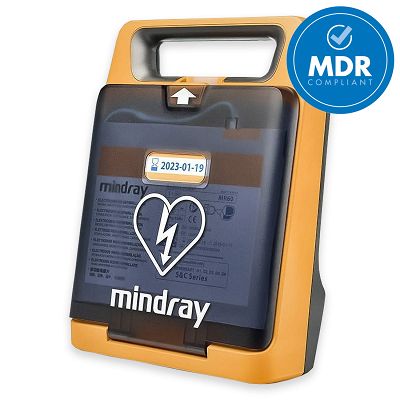 Defibrylator AED półautomatyczny Mindray BeneHeart C2, z baterią i elektrodą