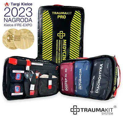 TRAUMAKIT PRO R1 MEDYCZNY – Plecak Ratowniczy z Modułowym Wyposażeniem Medycznym