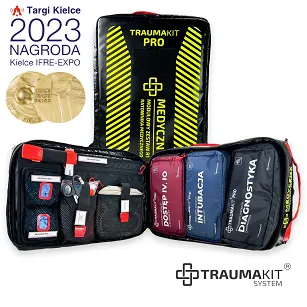 TRAUMAKIT PRO R1 MEDYCZNY – Plecak Ratowniczy z Modułowym Wyposażeniem Medycznym