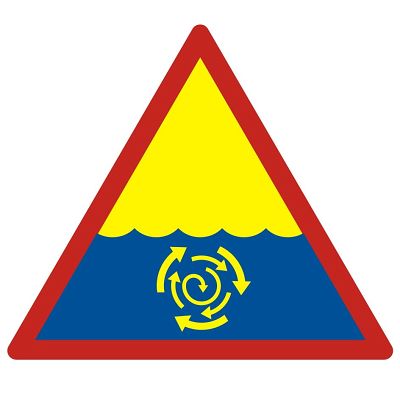 Znak C-1 - wiry - DIBOND