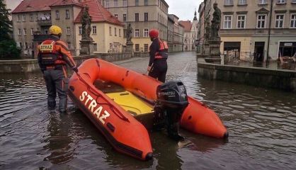 Ratownicza łódź powodziowa IRB dla STRAŻy