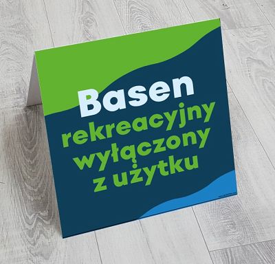 Potykacz, Stand basenowy z grafiką - Basen 