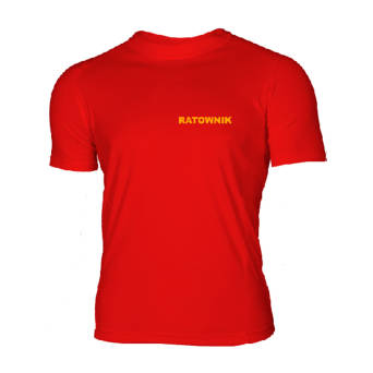 Koszulka termoaktywna - Ratownik - czerwona