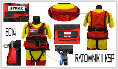 Kamizelka asekuracyjna RATOWNIK II