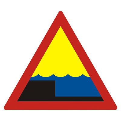 Znak C3 - nagły uskok