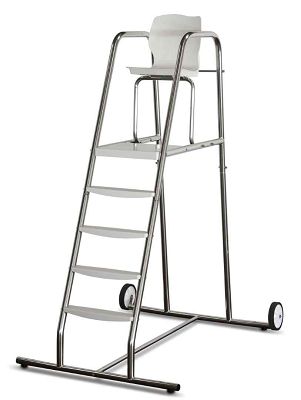 Stanowisko ratownicze, wieża na kółkach