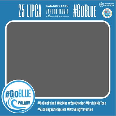 Ramka SocialMedia #GoBluePoland