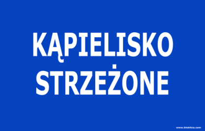 Znak - kąpielisko strzeżone