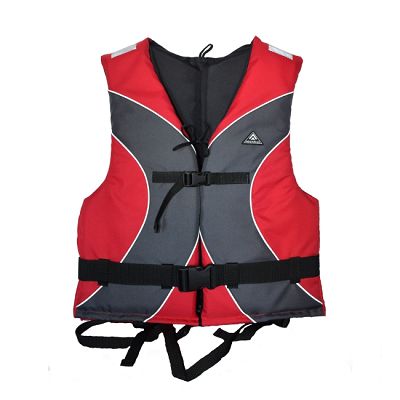 Kamizelka asekuracyjna Standard czerwono-szara