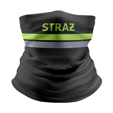 czarny komin straż pożarna