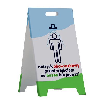 Potykacz składany - natrysk